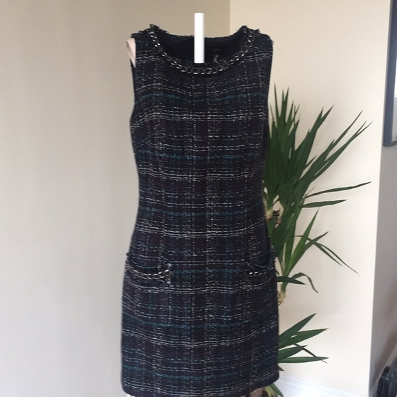 Laundry by Shelli Segal Plaid Chanel Style Dress s - Picture 1 of 7